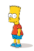 Bart Simpson para Colorir