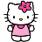 Hello Kitty para Colorir